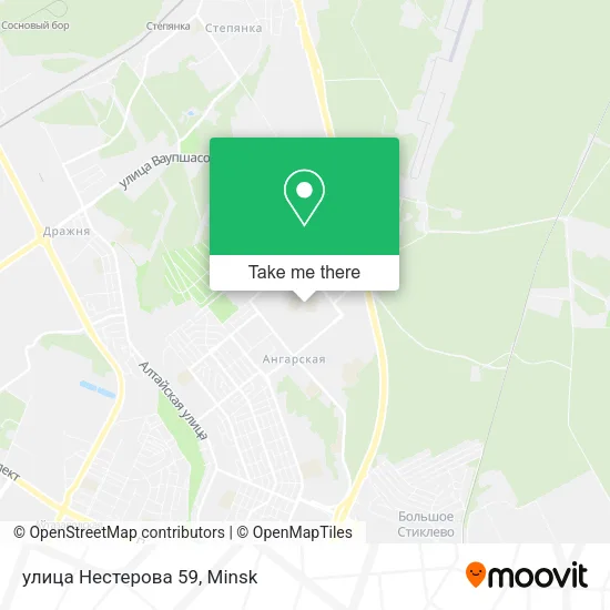 улица Нестерова 59 map