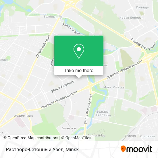 Растворо-бетонный Узел map