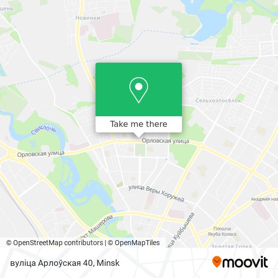 вуліца Арлоўская 40 map
