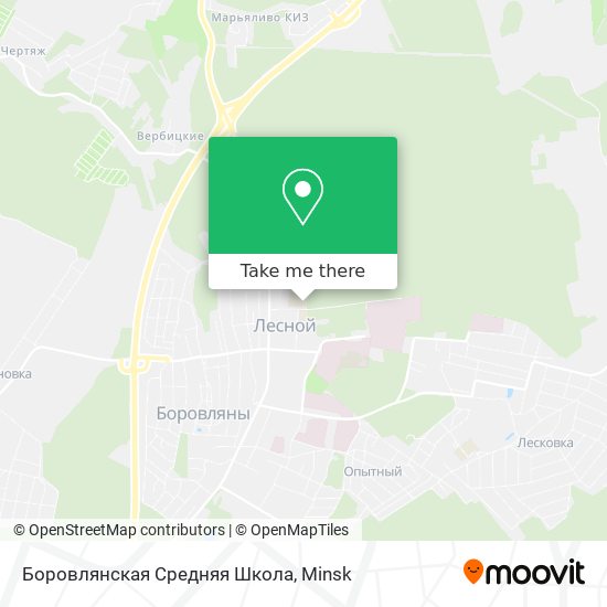 Боровлянская Средняя Школа map