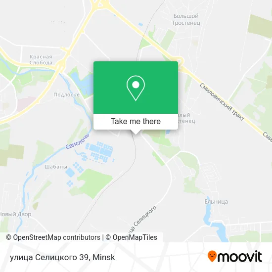 улица Селицкого 39 map