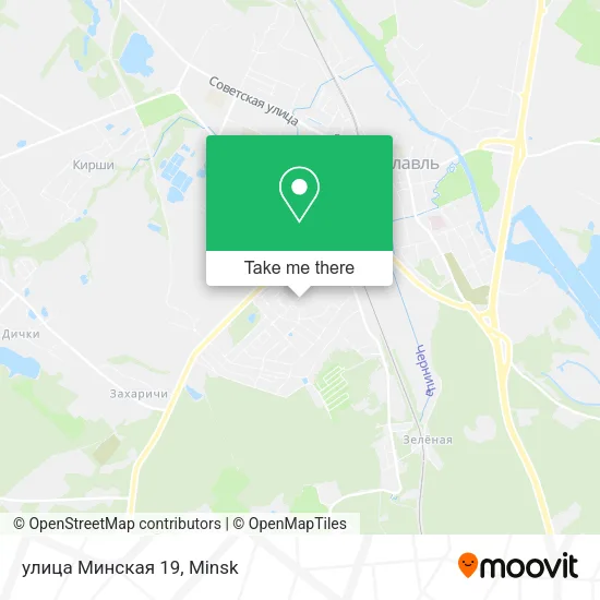 улица Минская 19 map
