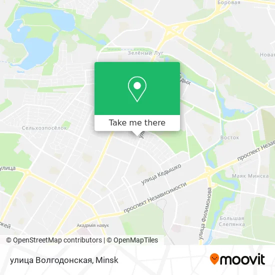 улица Волгодонская map