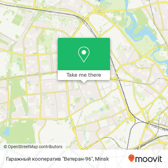 Гаражный кооператив "Ветеран-96" map