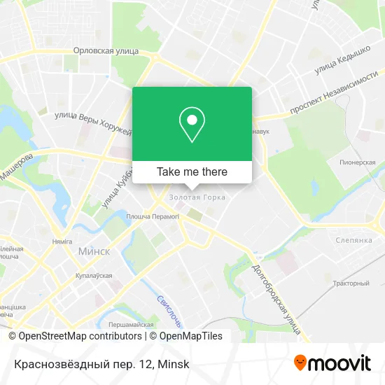 Краснозвёздный пер. 12 map