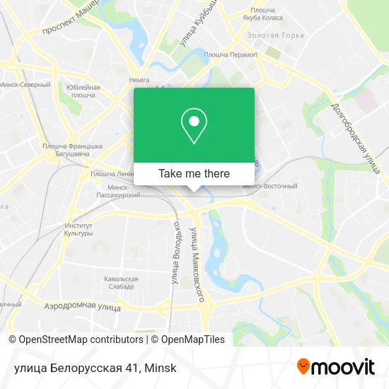 улица Белорусская 41 map