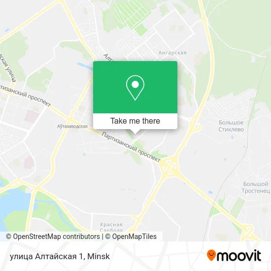 улица Алтайская 1 map