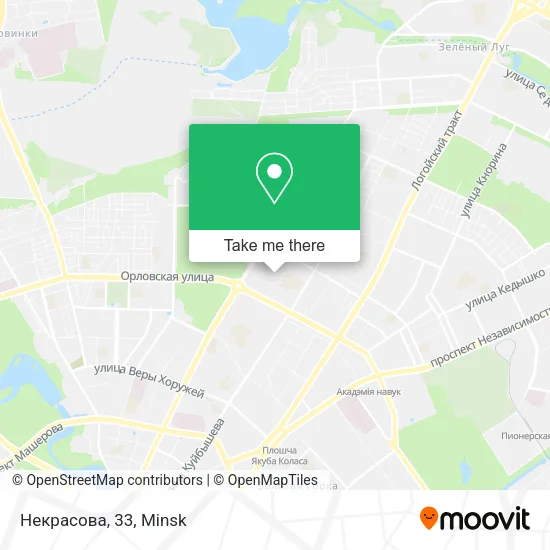 Некрасова, 33 map