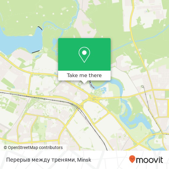 Перерыв между тренями map