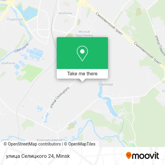 улица Селицкого 24 map