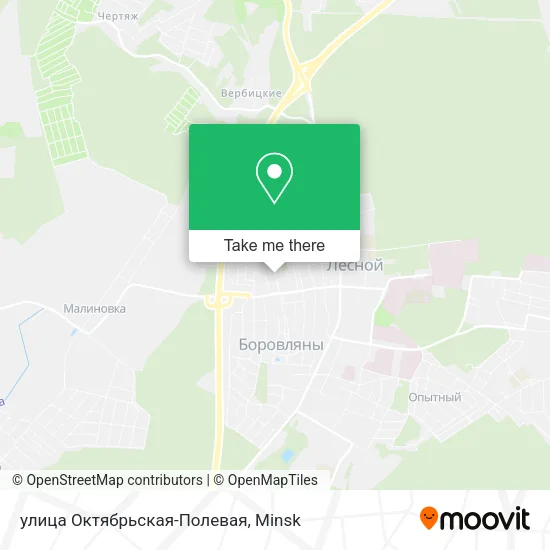 улица Октябрьская-Полевая map
