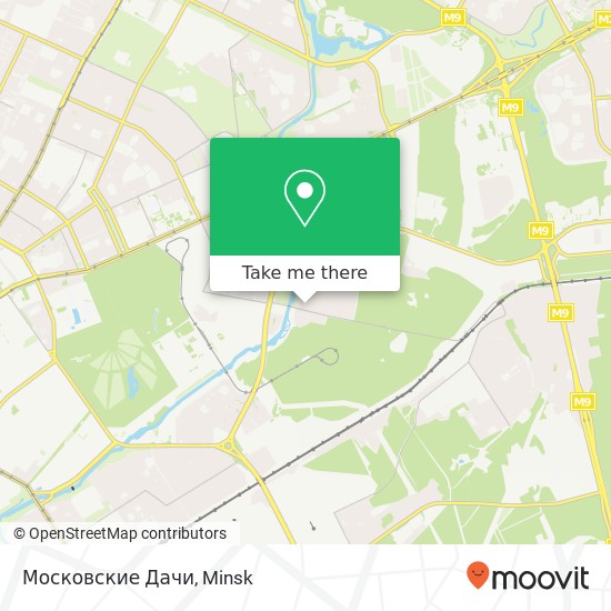 Московские Дачи map