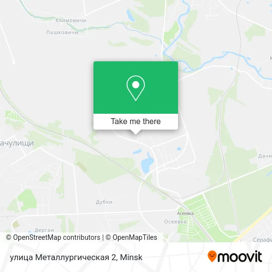улица Металлургическая 2 map