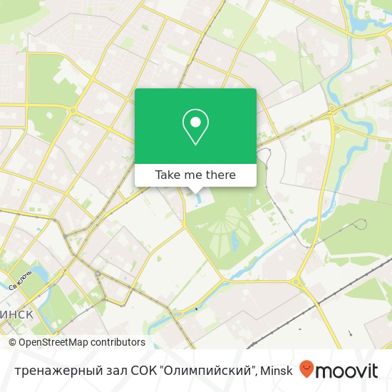 тренажерный зал СОК "Олимпийский" map