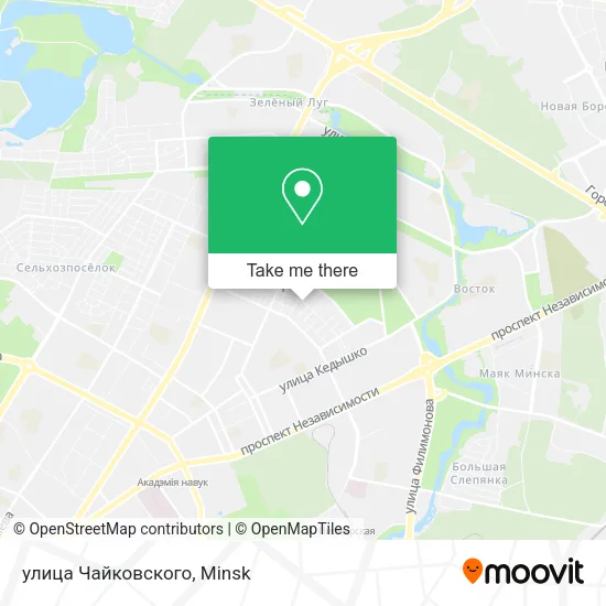 улица Чайковского map