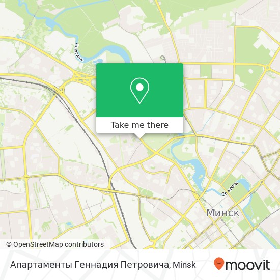 Апартаменты Геннадия Петровича map
