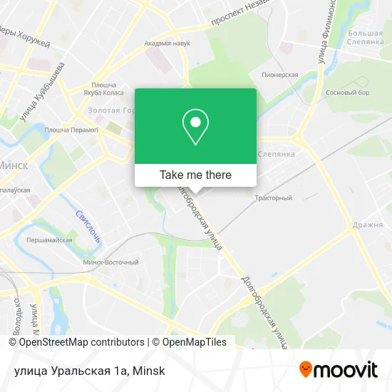 улица Уральская 1а map