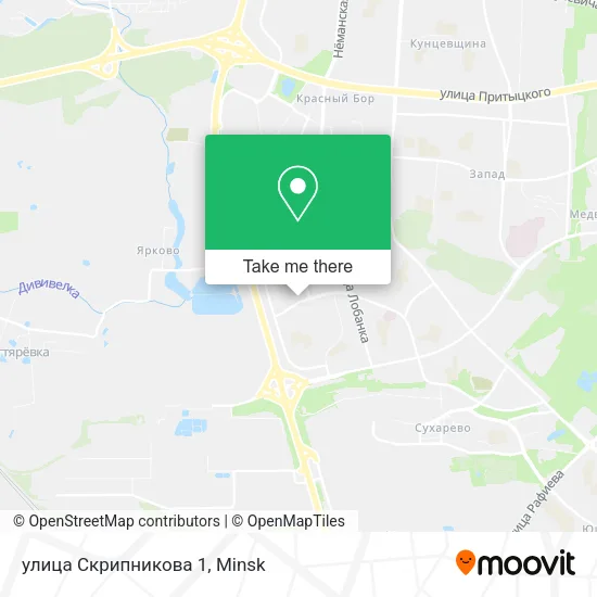 улица Скрипникова 1 map