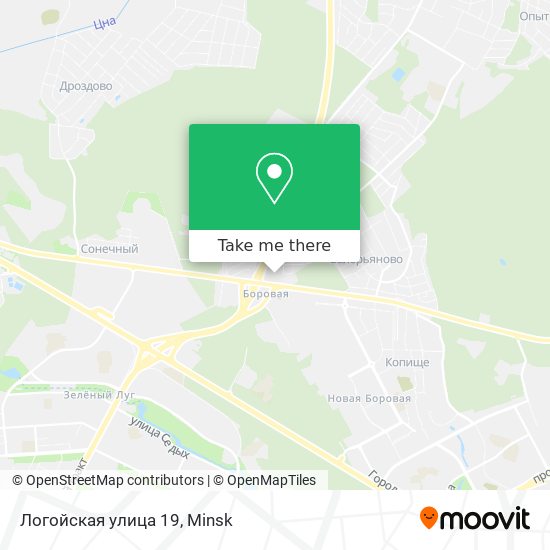 Логойская улица 19 map