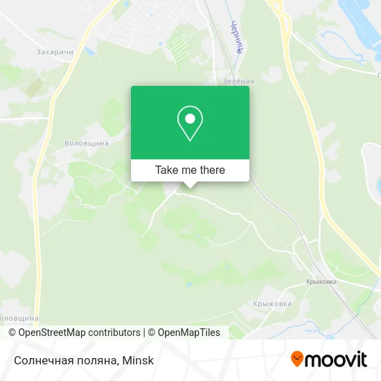 Солнечная поляна map