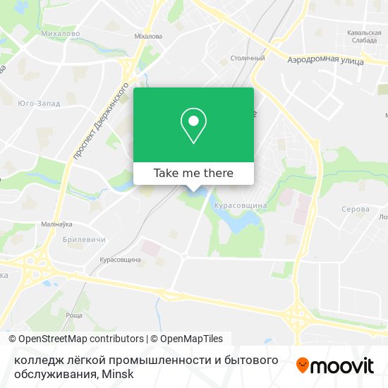 колледж лёгкой промышленности и бытового обслуживания map