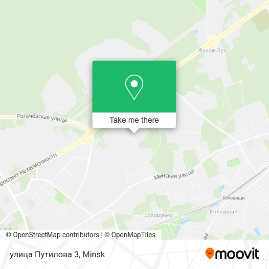 улица Путилова 3 map