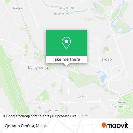 Долина Любви map