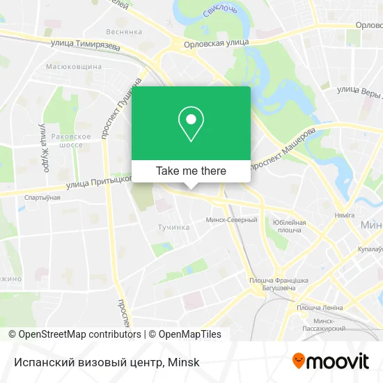Испанский визовый центр map