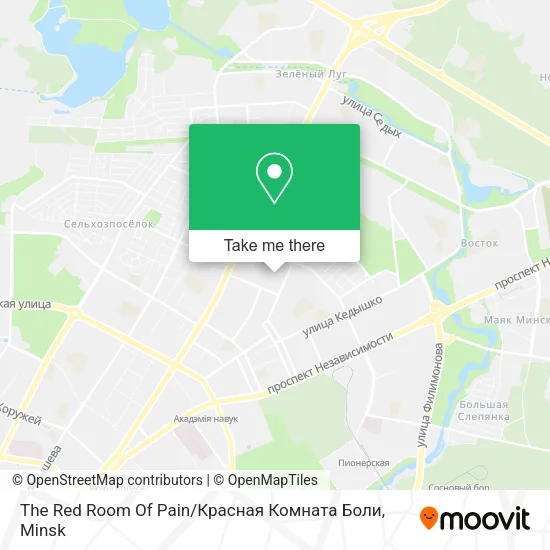 The Red Room Of Pain / Красная Комната Боли map