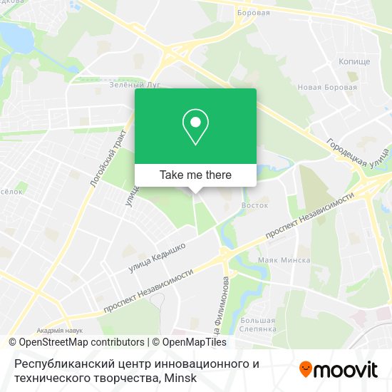 Республиканский центр инновационного и технического творчества map