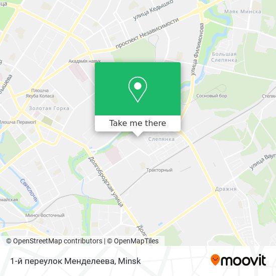 1-й переулок Менделеева map