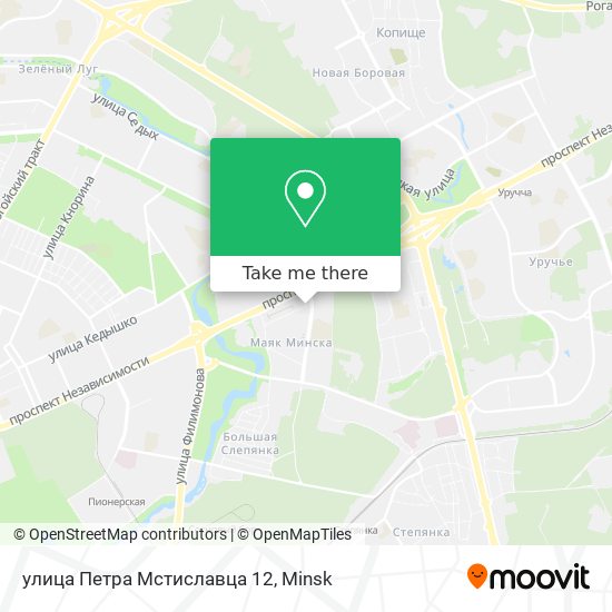 улица Петра Мстиславца 12 map