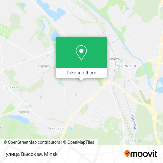 улица Высокая map