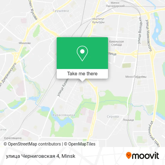 улица Черниговская 4 map