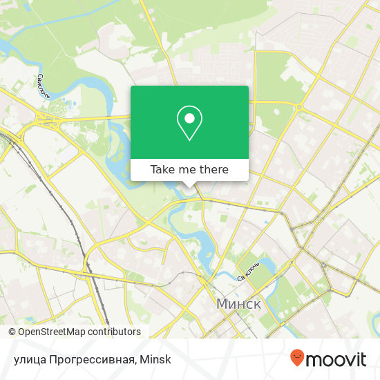 улица Прогрессивная map