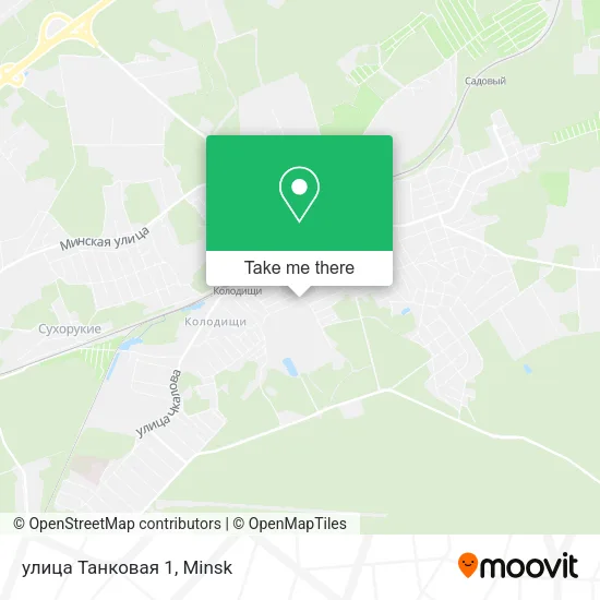 улица Танковая 1 map