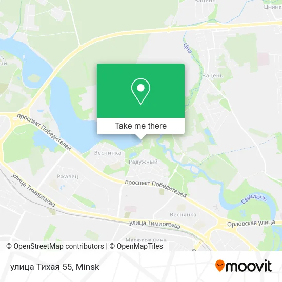 улица Тихая 55 map