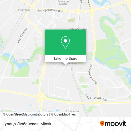 улица Любанская map