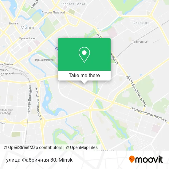 улица Фабричная 30 map