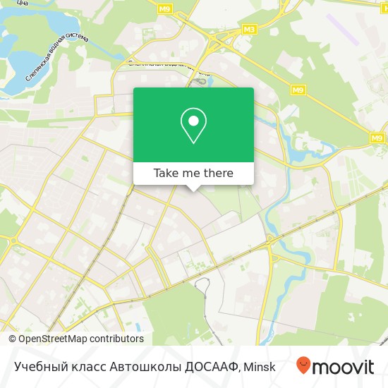 Учебный класс Автошколы ДОСААФ map