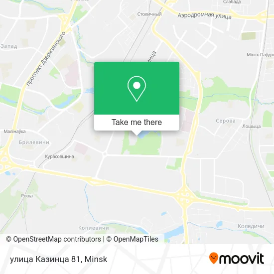 улица Казинца 81 map