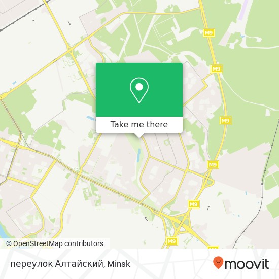 переулок Алтайский map