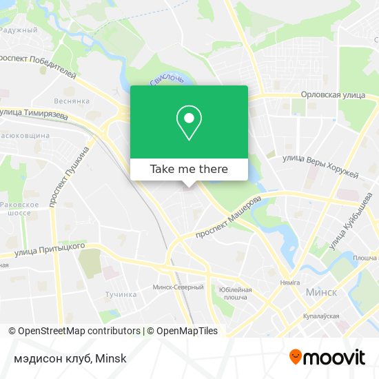 мэдисон клуб map