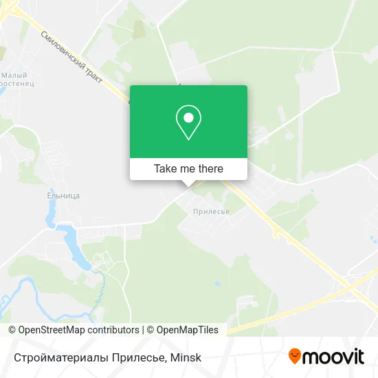 Стройматериалы Прилесье map