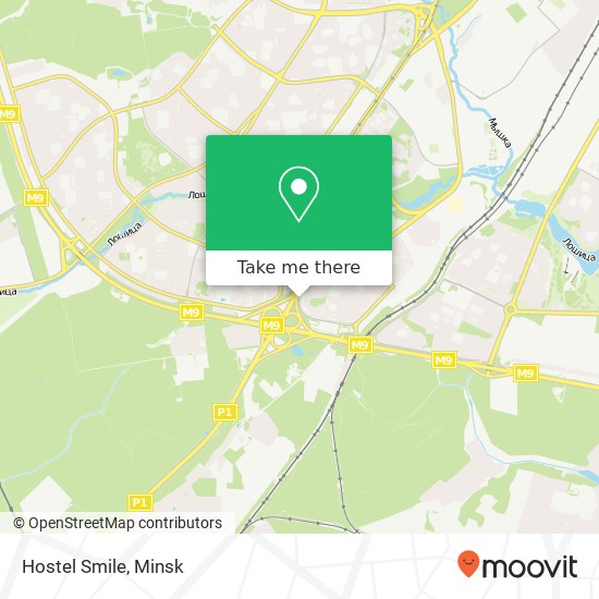 Hostel Smile map