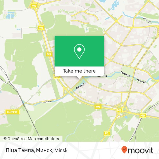 Піца Тэмпа, Минск map