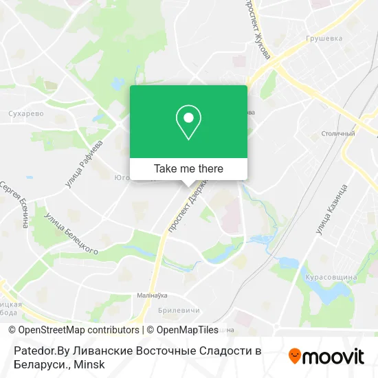 Patedor.By Ливанские Восточные Сладости в Беларуси. map