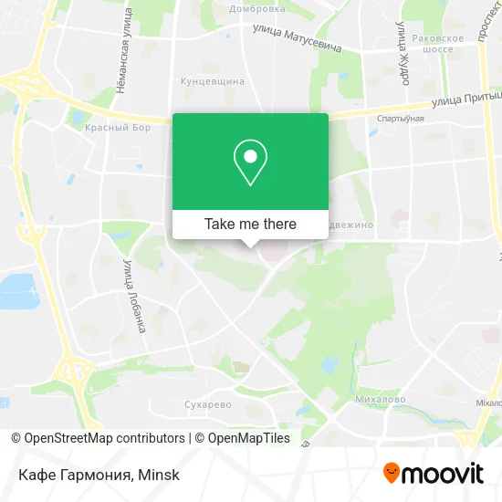 Кафе Гармония map