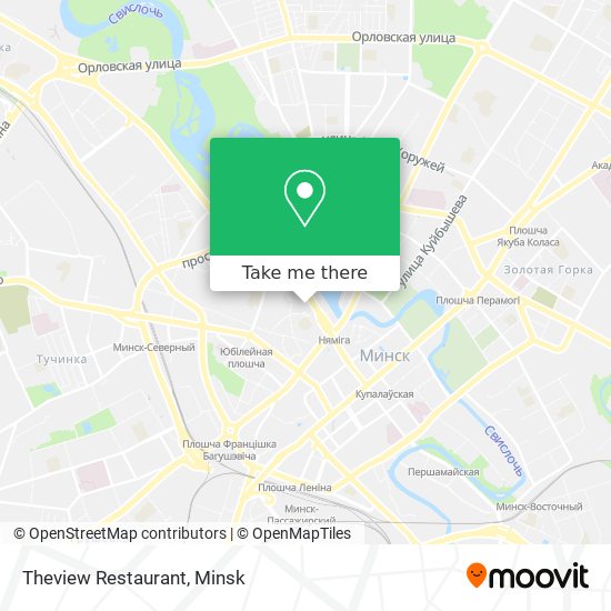 Theview Restaurant map