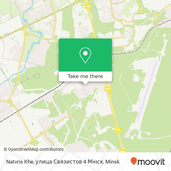 Natvris Khe, улица Связистов 4 Мінск map